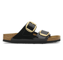 Birkenstock Arizona Big Buckle sandali birko-flor patent black/gold 36