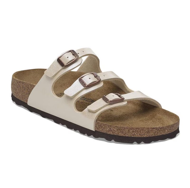 BIRKENSTOCK - Florida sandali in birko-flor graceful pearl white 36