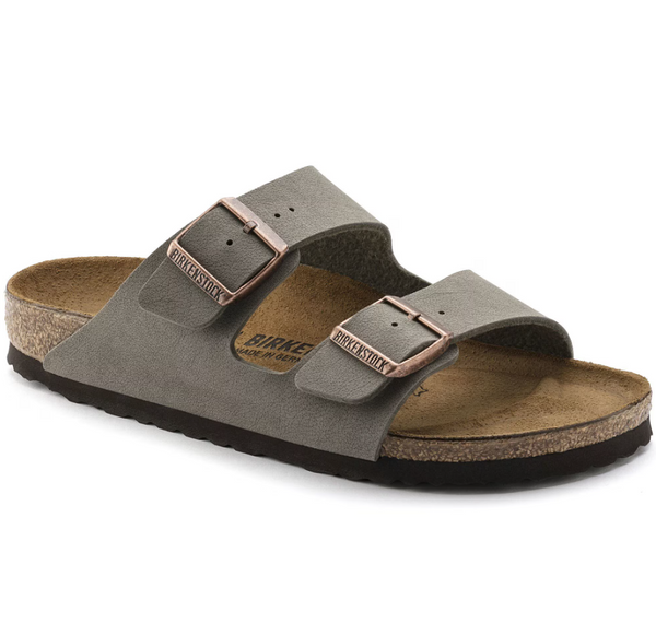 BIRKENSTOCK - Arizona sandalo in birko flor nubuck stone 39