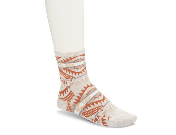 BIRKENSTOCK - Calzini ethno linen eggshell - taglia 39-41