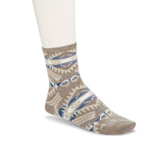 BIRKENSTOCK - Calzini ethno linen khaki - taglia 36-38