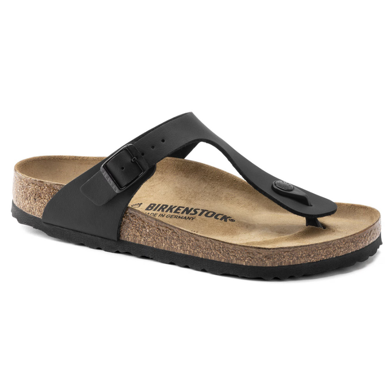 BIRKENSTOCK - Gizeh infradito in birko flor black 35