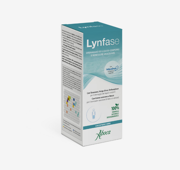 ABOCA - Lynfase integratore drenaggio dei liquidi - fluido 180 g