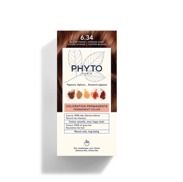 PHYTO - PhytoColor colorazione permanente kit 6,34 biondo scuro ramato