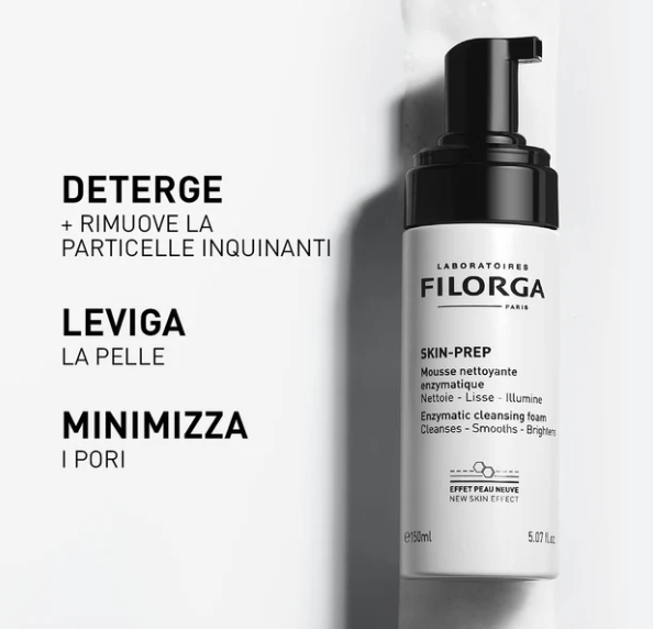 FILORGA - Skin Prep - Mousse Detergente Viso Enzimatica, 150ml