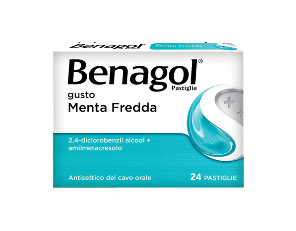 BENAGOL Pastiglie Antisettico del Cavo Orale gusto menta fredda - 24 pastiglie