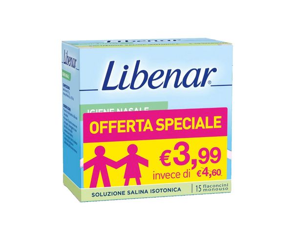 Libenar Soluzione isotonica 15 flaconcini da 5 ml taglio prezzo