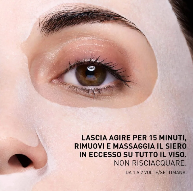 Filorga NCEF-Revitalize Mask Maschera in Tessuto Rivitalizzante Illuminante, 1 Maschera da 20ml