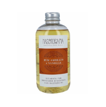 Nasoterapia Ricarica per diffusore bastoncini Rum ambrato e vaniglia 250 ml