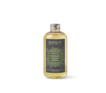 Nasoterapia Ricarica per diffusore bastoncini vetiver fava/tonka 250 ml
