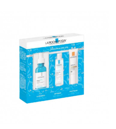 LA ROCHE POSAY - Kit Hyalu b5 siero 50ml + Acqua micellare 50ml + Age correct 15ml