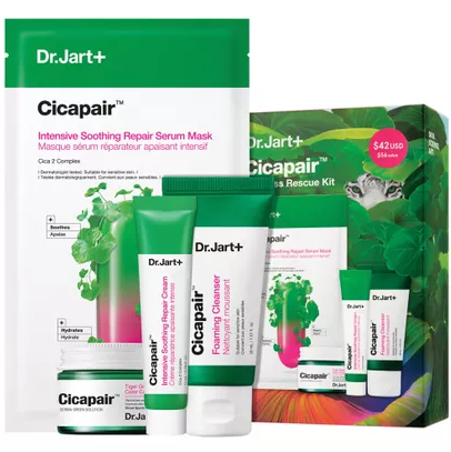 DR Jart+ - Cicapair - Redness Rescue Kit 30 ml+15 ml+15 ml+25 g