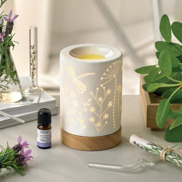 Nasoterapia Diffusore/lampada elettrico per oli essenziali Secret Garden