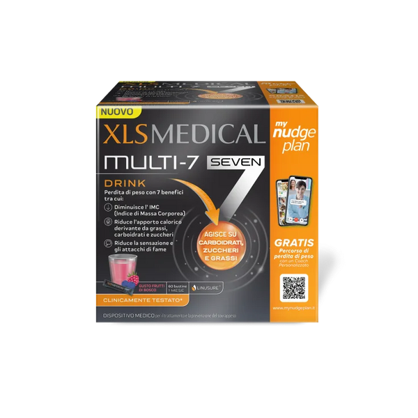 Xls medical multi7 drink integratore dimagrante60 bustine