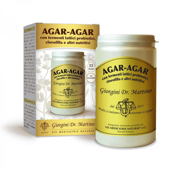Agar-agar fermenti clorofilla nutritivi polvere solubile 150 g