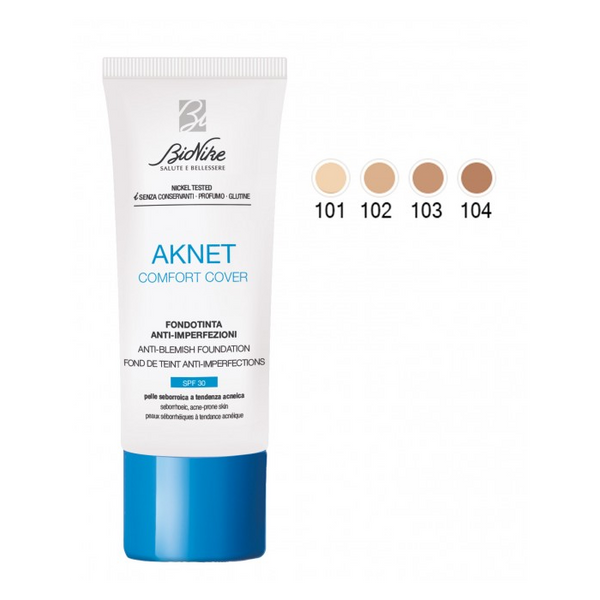 Bionike Aknet comfort cover fondotinta spf 30 103 30 ml