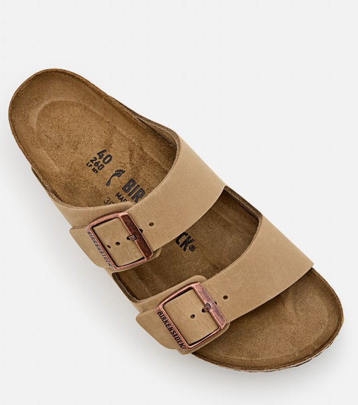 BIRKENSTOCK - Arizona sandalo pelle oliata tabacco brown 44