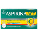 Aspirinaact 800mg/480mg analgesico - 10 compresse effervescenti