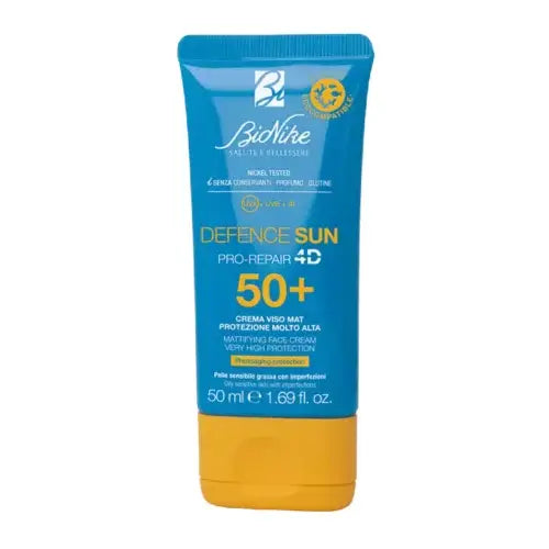 BIONIKE - Defence Sun Crema Viso Mat Spf50+ Protezione Solare Molto Alta 50ml