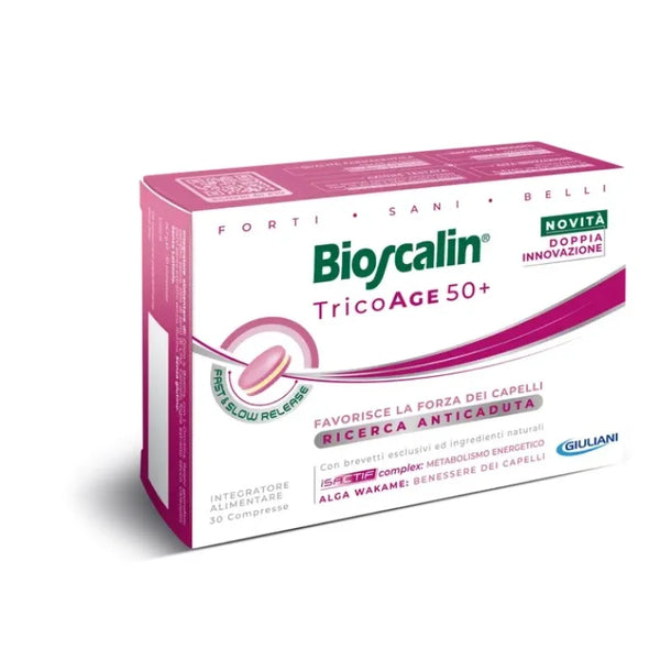 Bioscalin Tricoage 50+ integratore anticaduta dei capelli 30 compresse