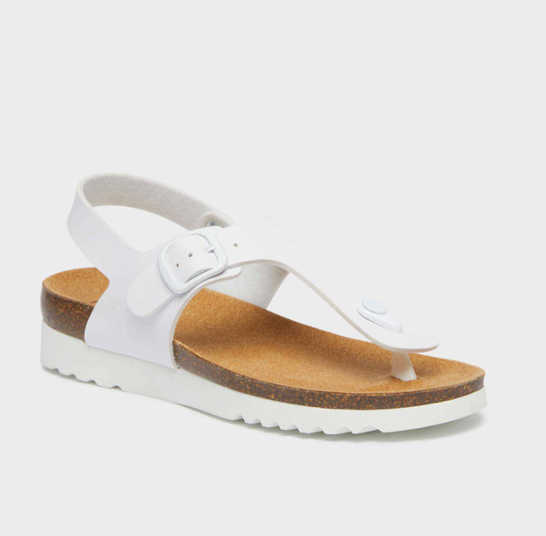 SCHOLL - Boa Vista Bis sandal infradito in eco-pelle white 38