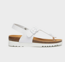 SCHOLL - Boa Vista Bis sandal infradito in eco-pelle white 38