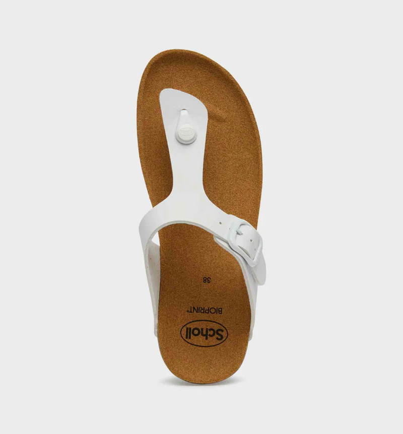 SCHOLL - Boa Vista bis infradito in eco-pelle white 35