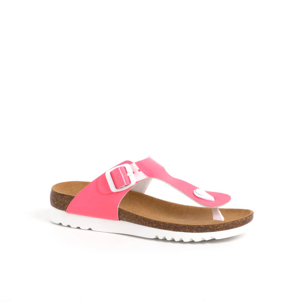 SCHOLL - Chanclas boa vista de ecopiel charol coral 38