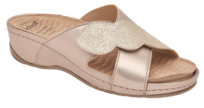 SCHOLL - Nives cross pantofola platinum 37