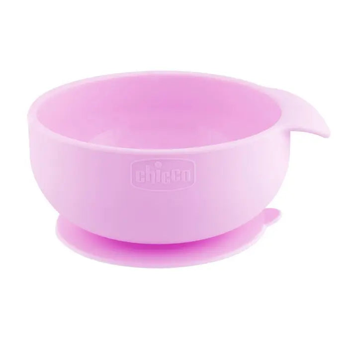 Chicco ciotola silicone rosa