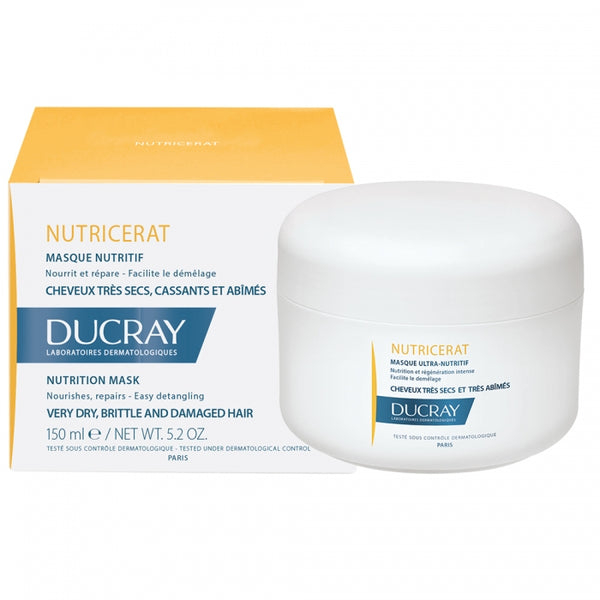 Ducray Nutricerat maschera nutritiva capelli molto secchi fragili e rovinati 150 ml