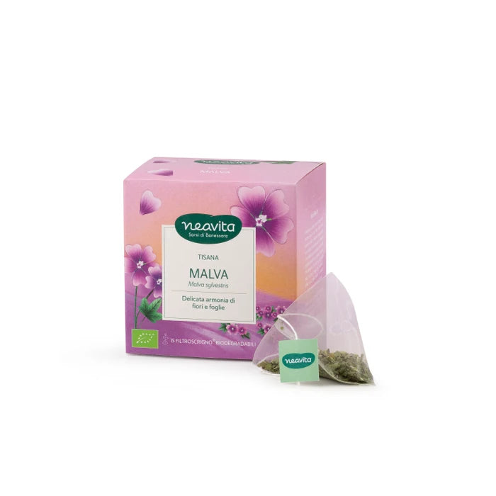 NEAVITA - filter box mallow flowers and leaves organic 15 filters 1.2 g