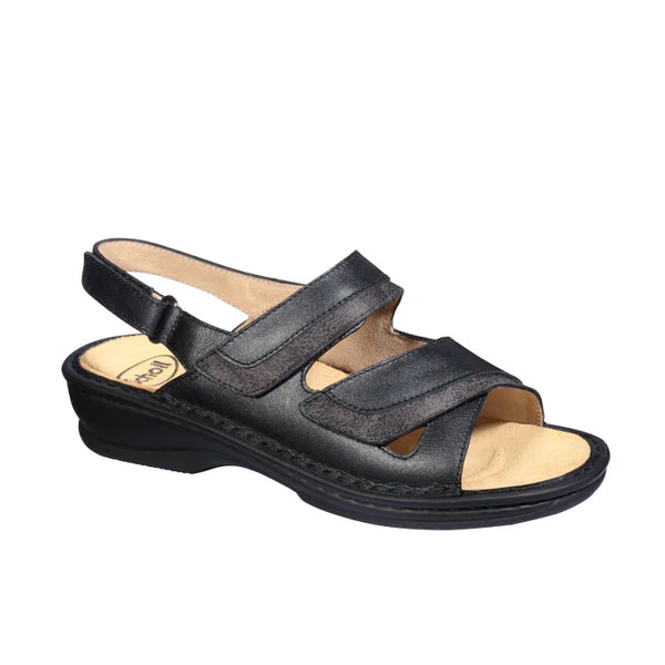 SCHOLL - Giovanna sandal sandalo con platare bioprint black 38