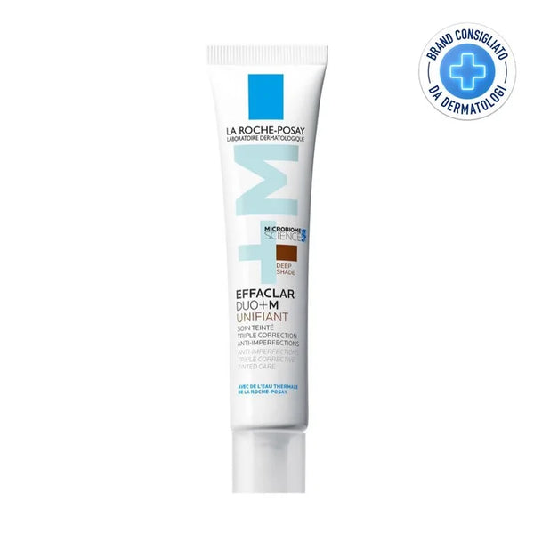 LA ROCHE POSAY - Effaclar Duo+M Unifiant - Trattamento Viso Colorato Anti-imperfezioni deep 40 ml