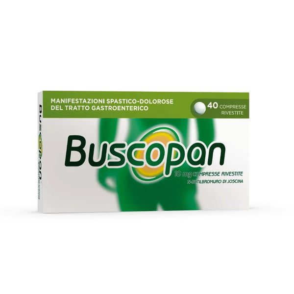 Buscopan 10 mg mal di pancia e dolori addominali - 40 compresse rivestite