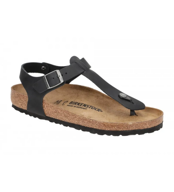 BIRKENSTOCK Kairo infradito con cinturino oiled leather black 35