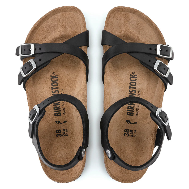 BIRKENSTOCK Kumba sandali waxy leather black 36