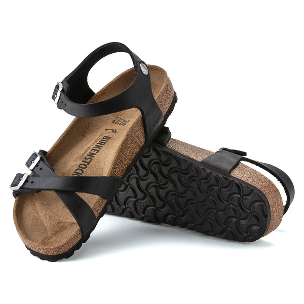 BIRKENSTOCK Kumba sandali waxy leather black 35