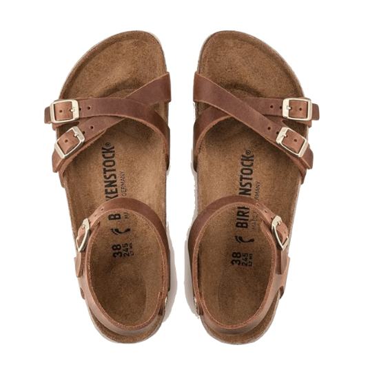 BIRKENSTOCK Kumba sandali waxy leather cognac 43
