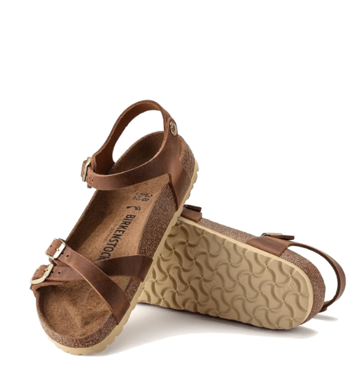 BIRKENSTOCK Kumba sandali waxy leather cognac 43