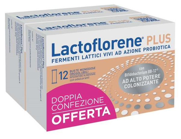 LACTOFLORENE plus bipack 12 bustine 48 g