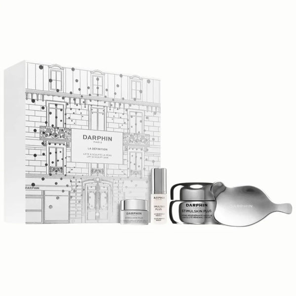 DARPHIN - Stimulskin Plus - Cofanetto La Définition Siero 5ml + Crema Occhi e Labbra 5ml + Crema Viso 50ml + Massaggiatore