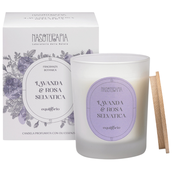 Nasoterapia Candela Profumata lavanda & rosa selvatica 180 g