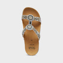 SCHOLL New Bogota' sandali con perline silver/pewter 36