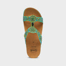 SCHOLL New Bogota' sandali con perline emerald/green 36