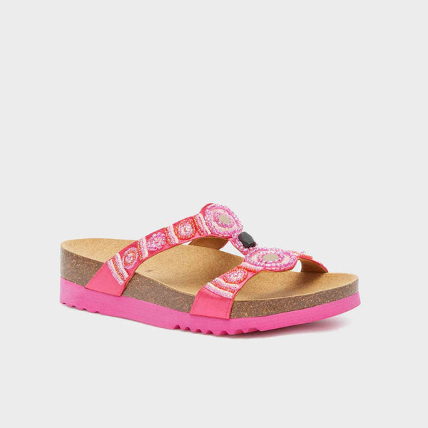 SCHOLL New Bogota' sandali con perline fuchsia 41