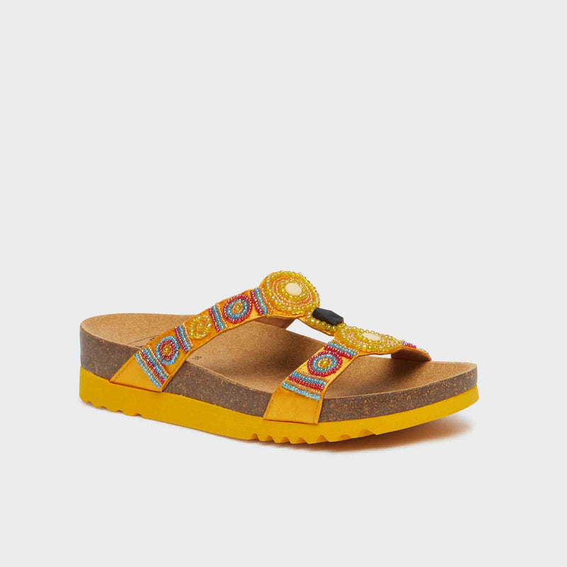 SCHOLL New Bogota' sandali con perline tangerine 40