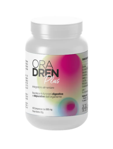 Ora dren plus Integratore Drenante 40 compresse