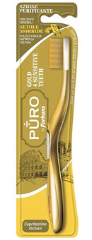 Forhans Puro Gold4Sensitive Spazzolino denti sensibili - 1 pezzo