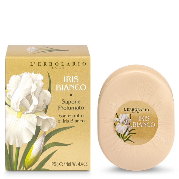 L'ERBOLARIO - Iris Blanco - jabón 125 g 